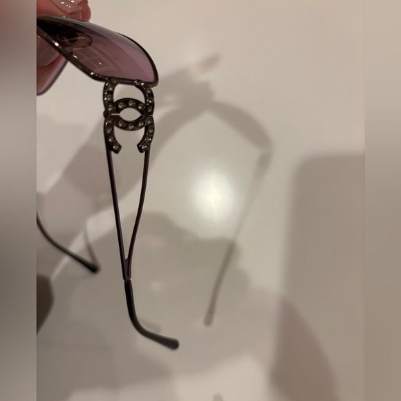 Chanel Crystal CC Vintage Diamanté Sunglasses - Picture 6 of 9